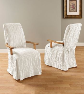 Sure Fit® Matelasse Damaks Dining Room Chair Slipcover