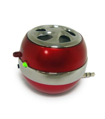 Kinyo MS-305 Red Mini Portable Speaker with built-in Lithium rechargeable battery