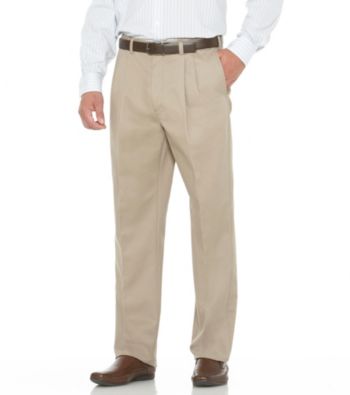 Savane® Men's Straight Fit Pleated Performance Chino