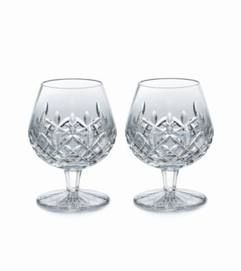 Waterford® Lismore Set of 2 Crystal Brandy Glasses