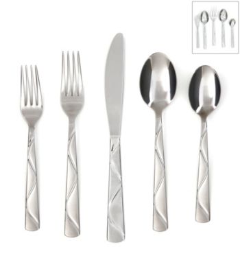 Cambridge Silversmiths Boa Sand 45-pc. Flatware Set