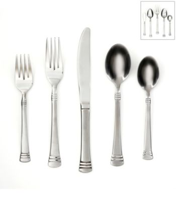 Cambridge Silversmiths Codie Sand 45-pc. Flatware Set
