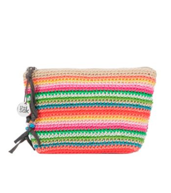 The Sak® Beach Stripe Cosmetic Classic Crochet