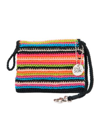 The Sak® Classic Crochet Double Zip Wristlet