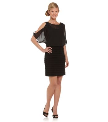 Jessica Howard® Black Blouson Dress