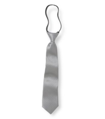 Statements Boys' Silver Zip Tie