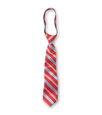 Statements Boys' Red/Blue Striped Zip Tie