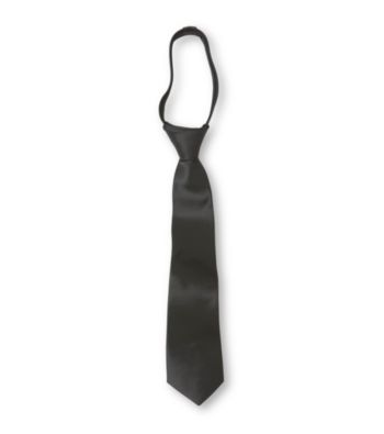 Statements Boys' Black Zip Tie