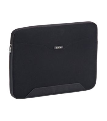 SOLO® CheckFast™ Black Laptop Sleeve