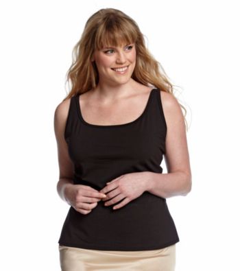 Relativity® Plus Size Basic Shelf Camisole