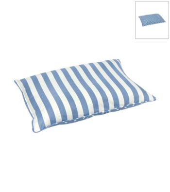 Happy Hounds Bosco Rectangular Blue & White Dog Bed