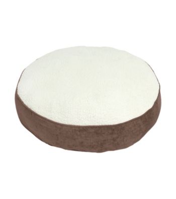 Happy Hounds Scout Deluxe Round Latte Dog Bed
