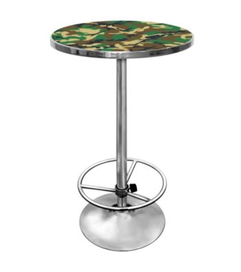 Trademark Global Hunt Camo Chrome Pub Table