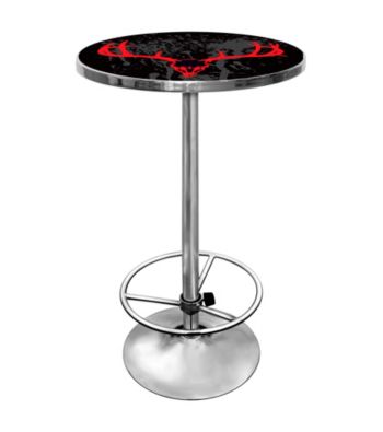 Trademark Global Hunt Skull Chrome Pub Table