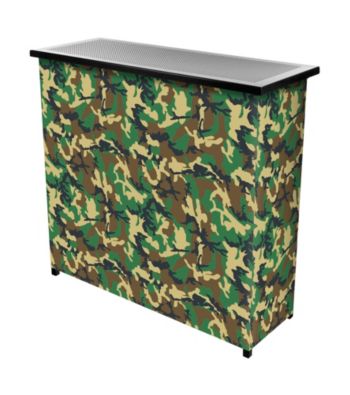 Trademark Global Hunt Camo Portable Bar with Case