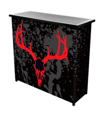 Trademark Global Hunt Skull Portable Bar with Case