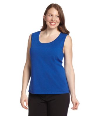 Laura Ashley® Plus Size Scoopneck Shell Top