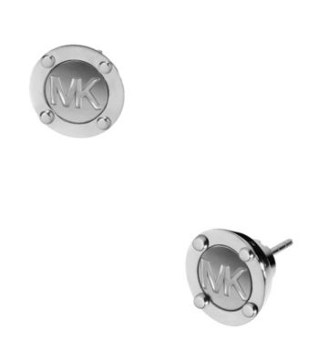 Michael Kors® Silvertone Astor Stud Earrings