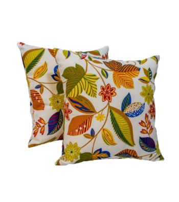 Greendale Home Fashions Set of 2 Esprit Print Outdoor Accent Pillows