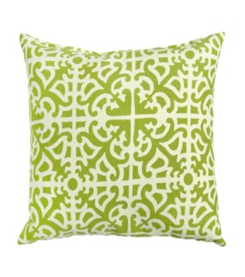 Greendale Home Fashions Set of 2 Grass Print Outdoor Accent Pillows