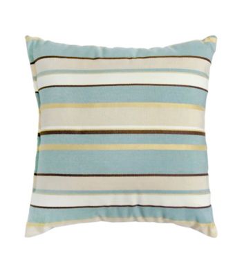 Greendale Home Fashions Set of 2 Spa Stripe Accent Pillows