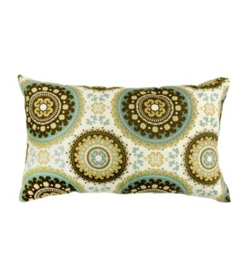 Greendale Home Fashions Set of 2 Spray Print Rectangle Outdoor Accent Pillows