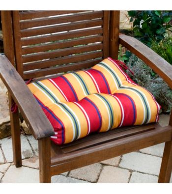 Greendale Home Fashions Carnival Stripe Outdoor Dining Cushion