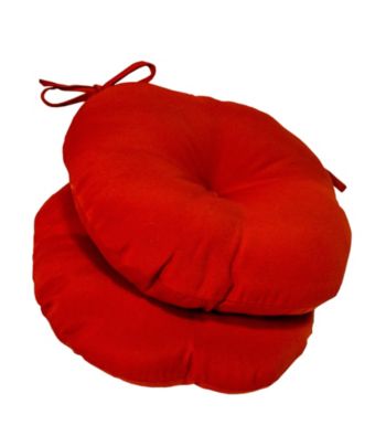 Greendale Home Fashions Set of 2 Round Outdoor Bistro Chair Cushion