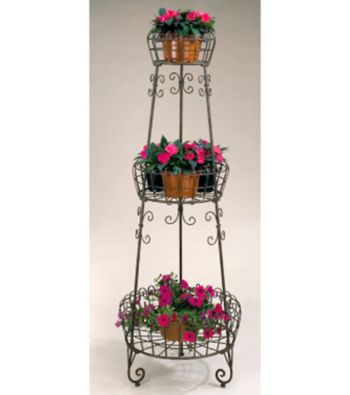 Metal 3-Tier French Planter