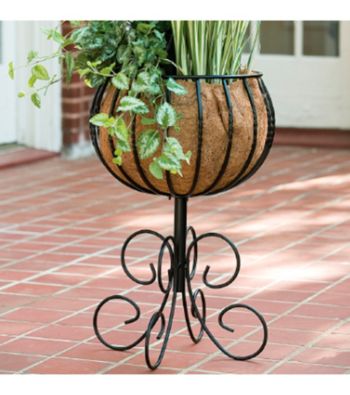 Steel Patio Urn with Coco Liner