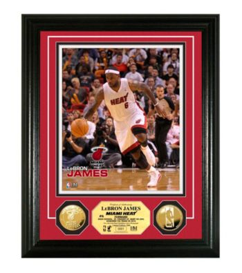 LeBron James 24KT Gold Coin Photo Mint by Highland Mint