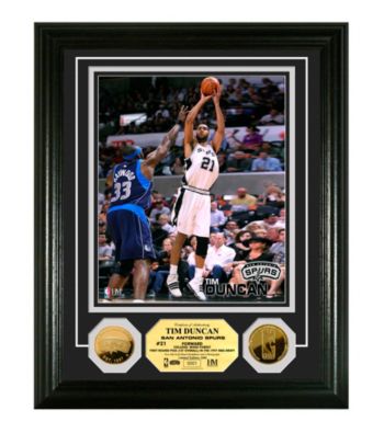 Tim Duncan 24KT Gold Coin Photo Mint by Highland Mint