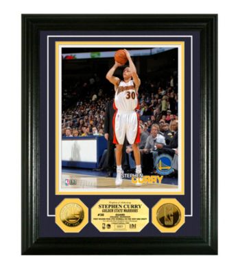 Stephen Curry 24KT Gold Coin Photo Mint by Highland Mint