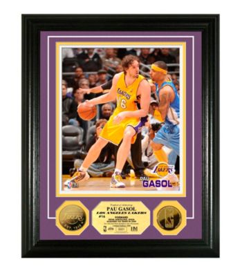 Pau Gasol 24KT Gold Coin Photo Mint by Highland Mint
