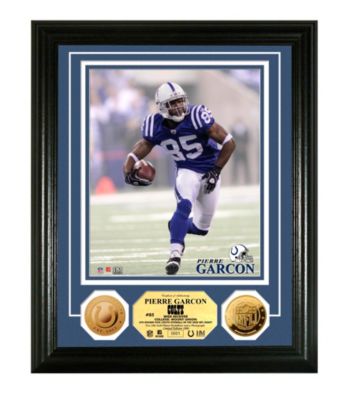 Pierre Garcon 24KT Gold Coin Photo Mint by Highland Mint