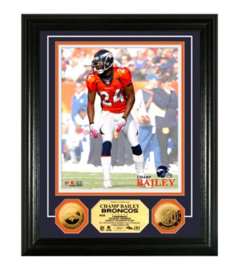 Champ Bailey 24KT Gold Coin Photo Mint by Highland Mint