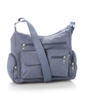GAL Crushed Nylon Hobo