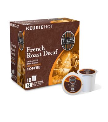 Tully's Coffee French Roast Decaf Extra Bold 18-pk. K-Cups®