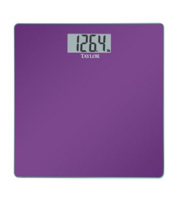 Taylor® Purple Glass Digital Scale