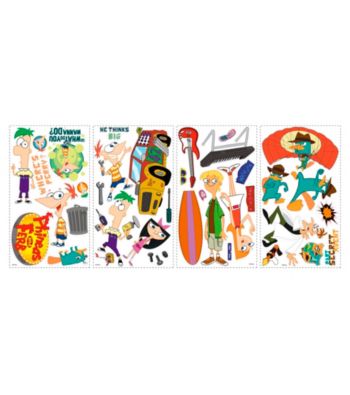 Phineas and Ferb Removable Wall Decorations