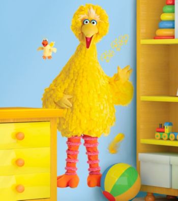 Big Bird Giant Peel-and-Stick Wall Decals