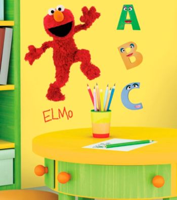 Elmo Giant Peel-and-Stick Wall Decals