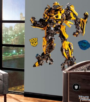 Transformers Bumblebee Peel & Stick Giant Wall Decals
