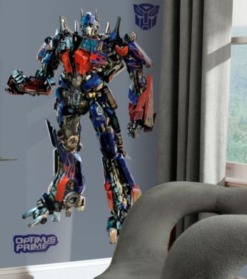 Optimus Prime Peel and Stick Giant Wall Decals