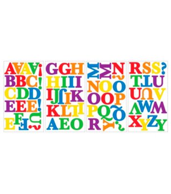Primary Alphabet Peel and Stick Wall Decals