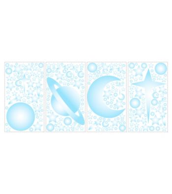 Celestial Glow in the Dark Peel and Stick Wall Decals