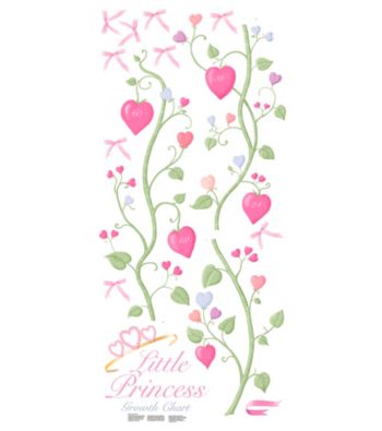 Fairy Princess Peel and Stick Growth Chart Wall Decals