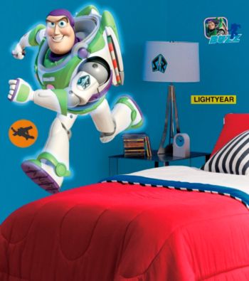 Disney® Buzz Lightyear Glow in the Dark Giant Peel and Stick Wall Decals
