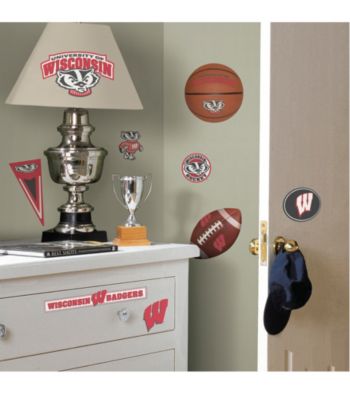 Wisconsin Badgers Removable Wall Decals