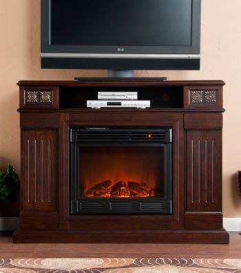 Holly & Martin™ Clifton Media Electric Fireplace-Espresso